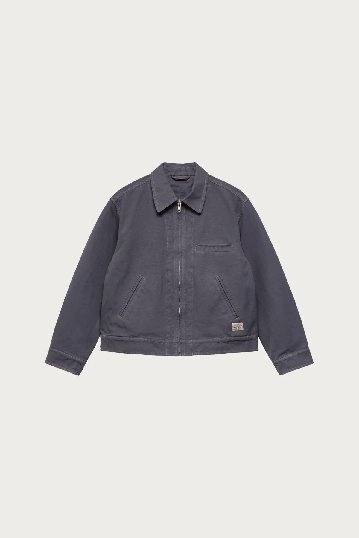 Work Jacket Collared - Blue sold by Canoe Club