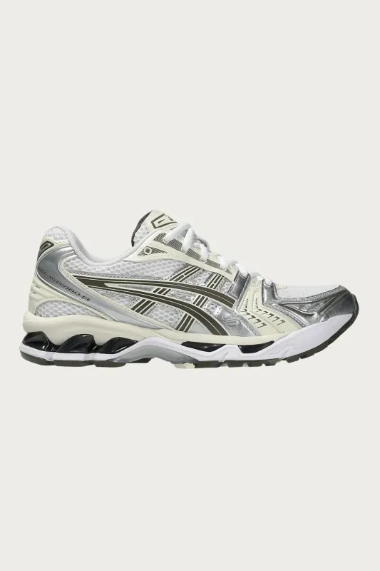 Gel-Kayano 14 - White/Ivory sold by Canoe Club