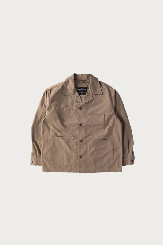 Relaxed Coverall Jacket - Beige made by FrizmWORKS