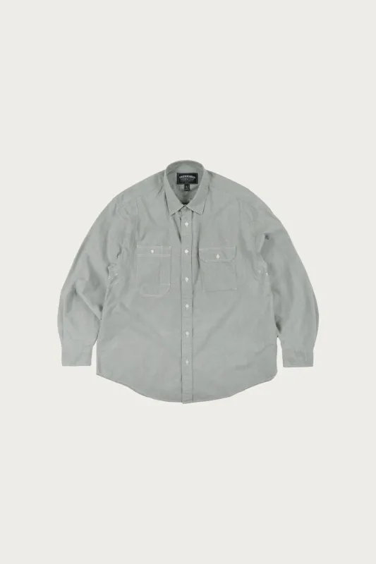 1920's Oxford Work Shirt - Green made by FrizmWORKS