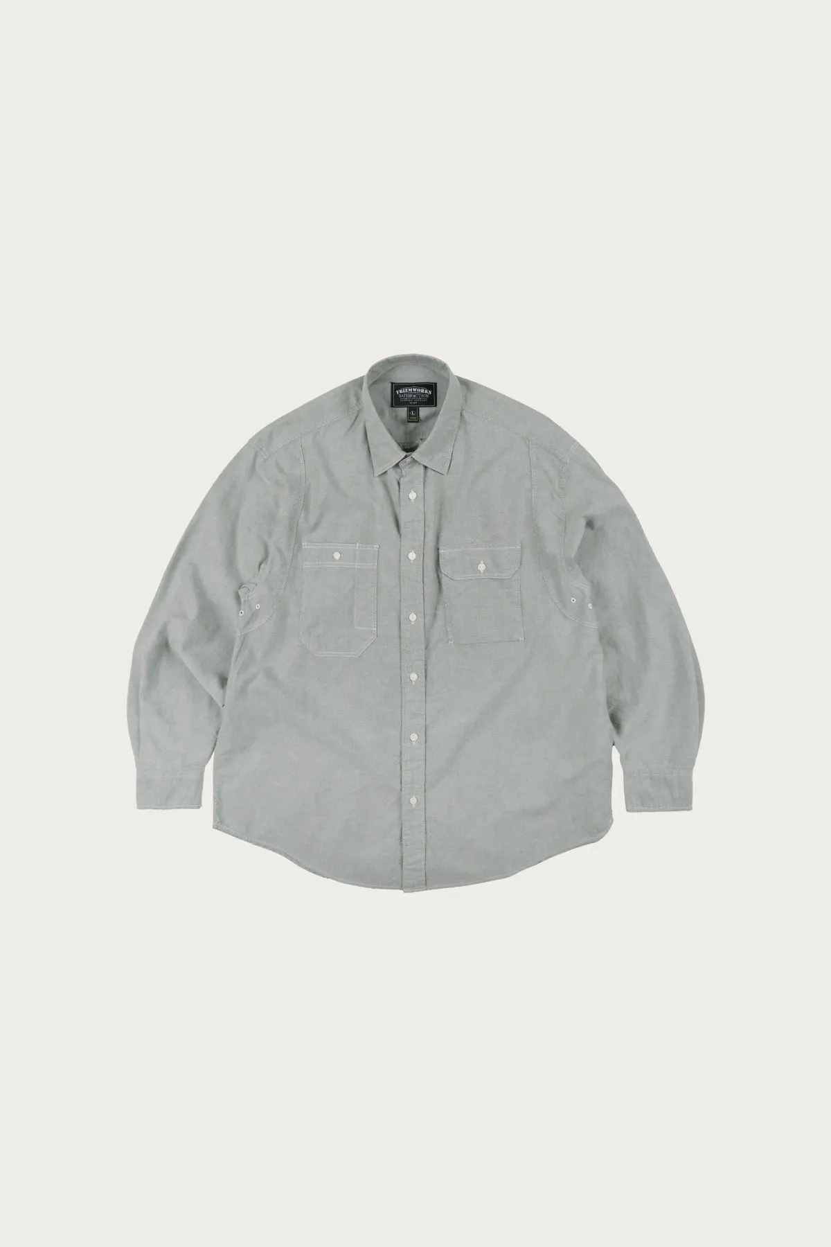 1920's Oxford Work Shirt - Green sold by Canoe Club