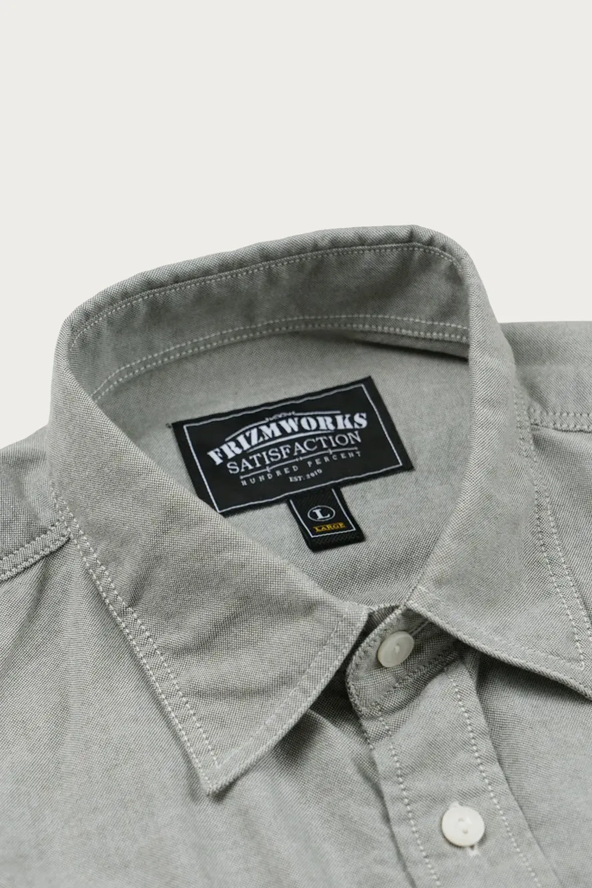 1920's Oxford Work Shirt - Green sold by Canoe Club product image thumbnail 3