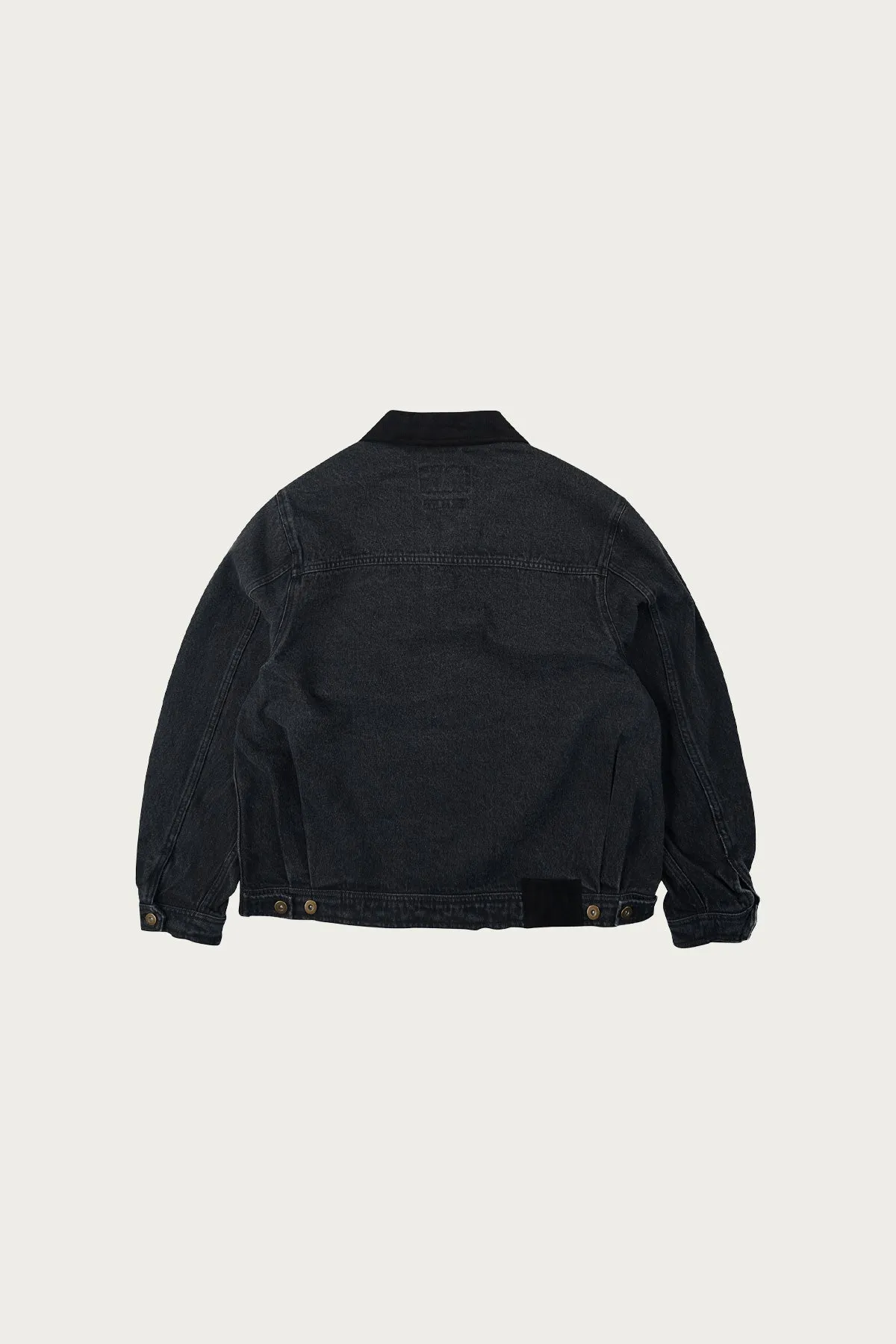 Washed Denim Trucker - Black sold by Canoe Club product image thumbnail 2
