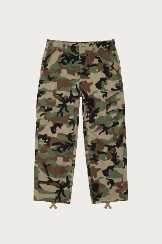 Cargo Pant - Woodland Camo made by Stussy