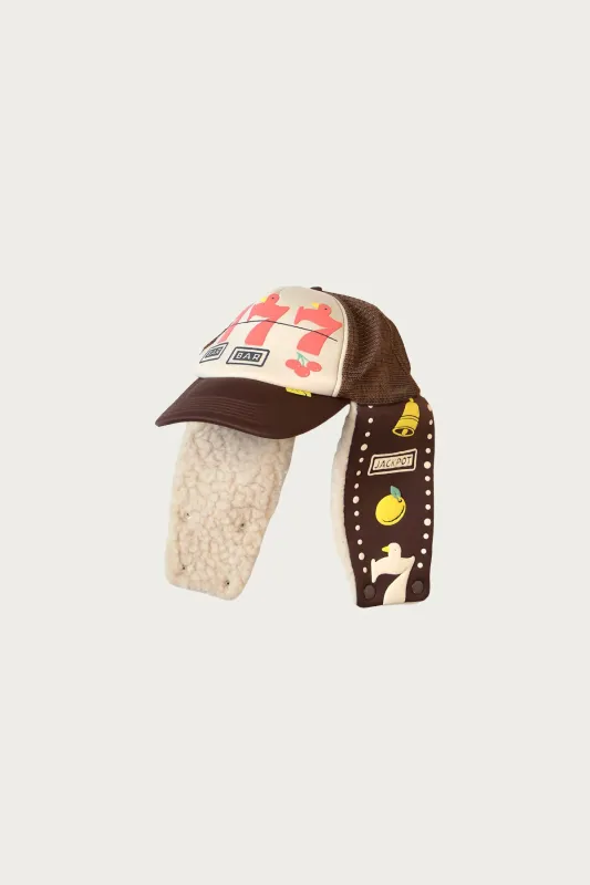 Lucky Bird LUMBER Trucker Cap - Natural Brown sold by Canoe Club