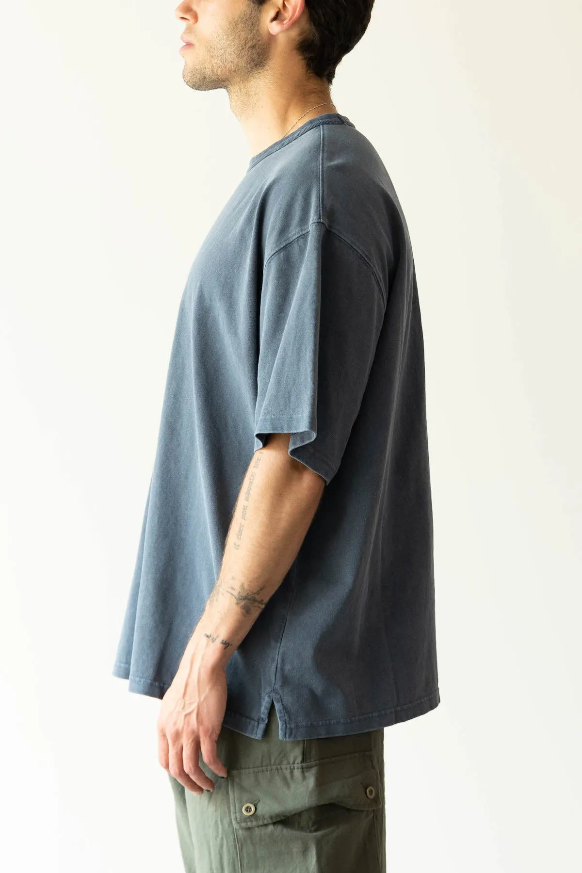 OG Pigment Dye Half Tee - Blue sold by Canoe Club product image thumbnail 4