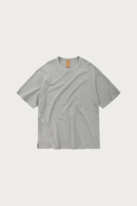 OG Double Rib Oversized Tee - Melange Grey made by FrizmWORKS