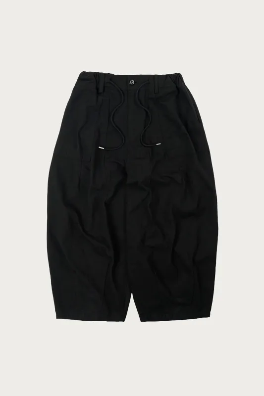Twill Balloon Pants - Black made by FrizmWORKS