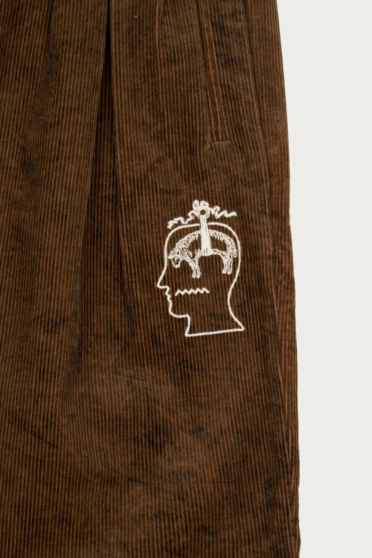 Brooks Brothers California Pleated Trouser - Brown sold by Canoe Club product image thumbnail 3