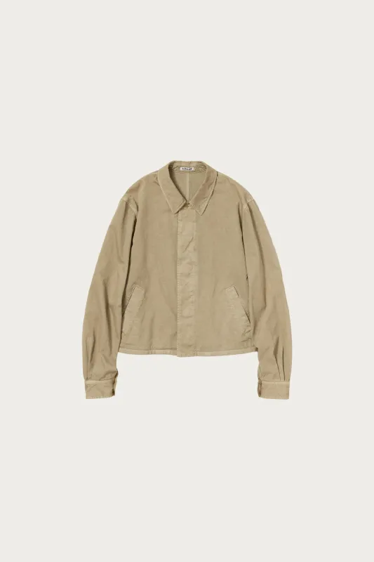 Garment-Dyed Finx Light Chino Blouson - Beige made by Auralee