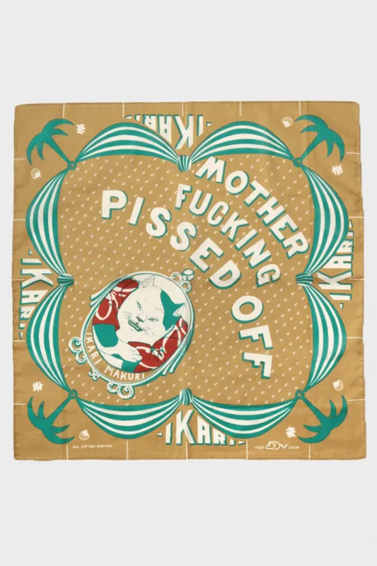 Color Bandana IKARIMAKURI - Beige made by Kapital