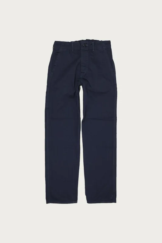 French Work Pants - Navy made by orSlow