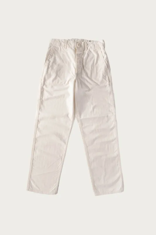 French Work Pants - Ecru made by orSlow
