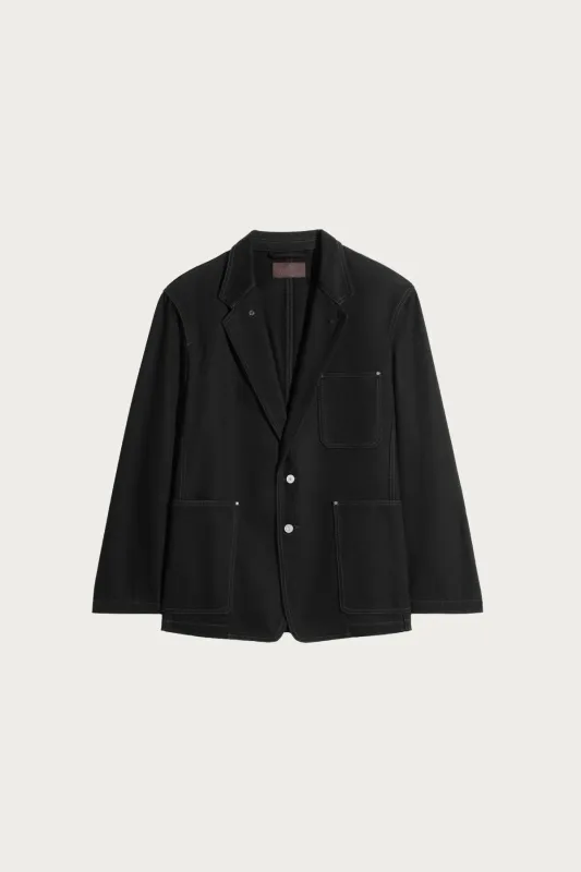 SB Tailored Jacket - Black sold by Canoe Club