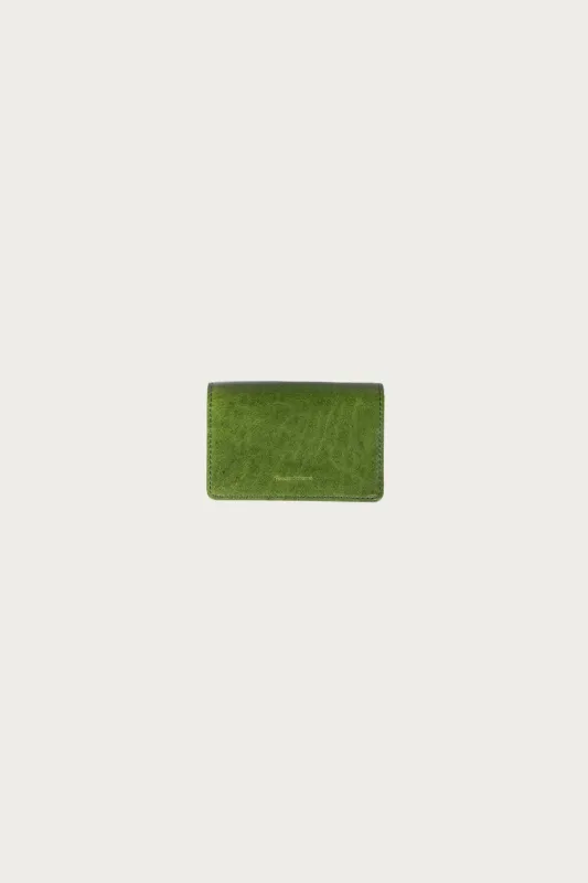 Multilayered Card Case - Lime Green made by Hender Scheme