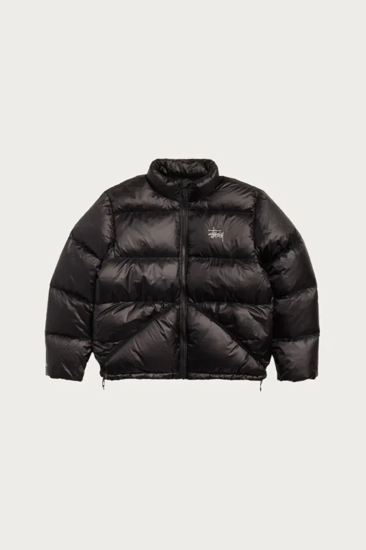 Micro Ripstop Down Mock - Jet Black made by Stussy