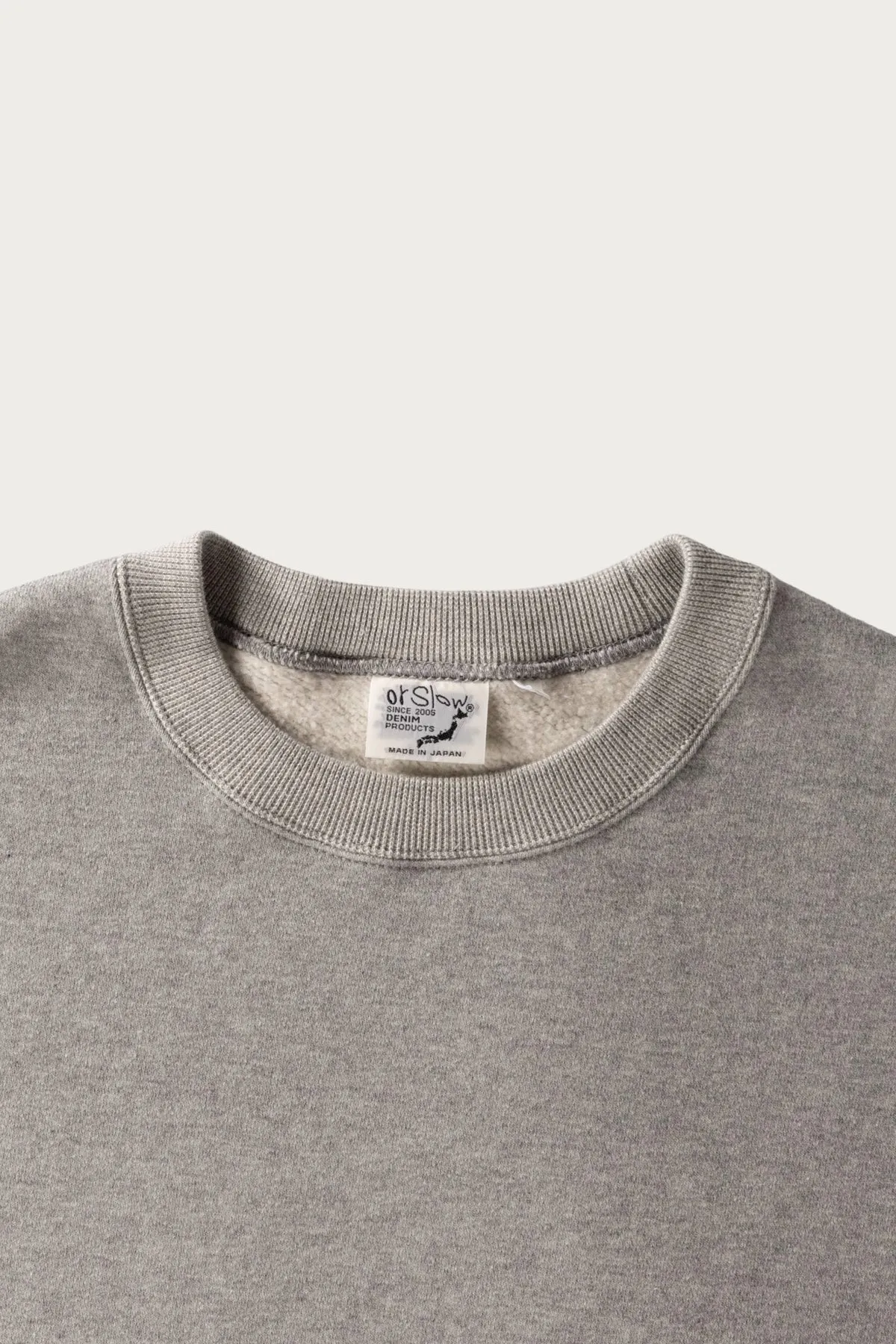 Relax Fit Densely Knit Sweat Shirt - Heather Grey sold by Canoe Club product image thumbnail 2