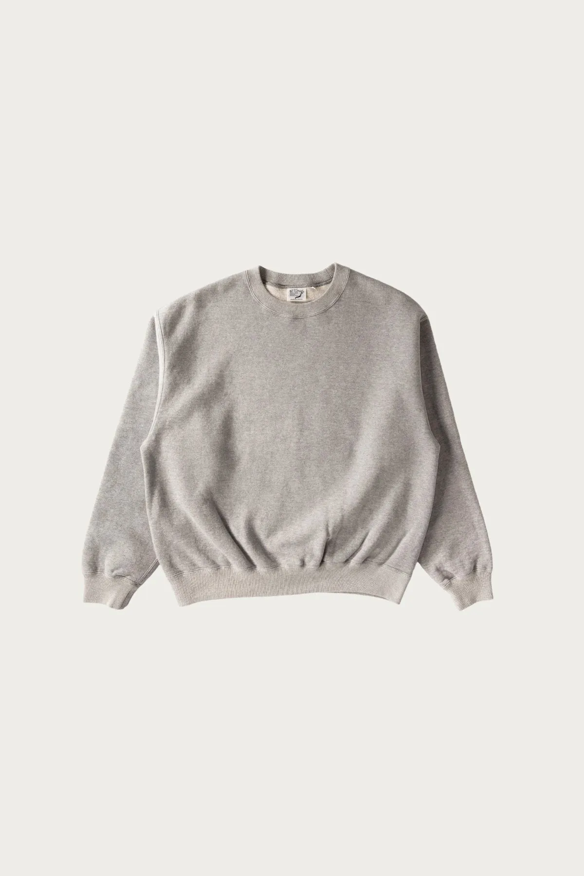 Relax Fit Densely Knit Sweat Shirt - Heather Grey sold by Canoe Club