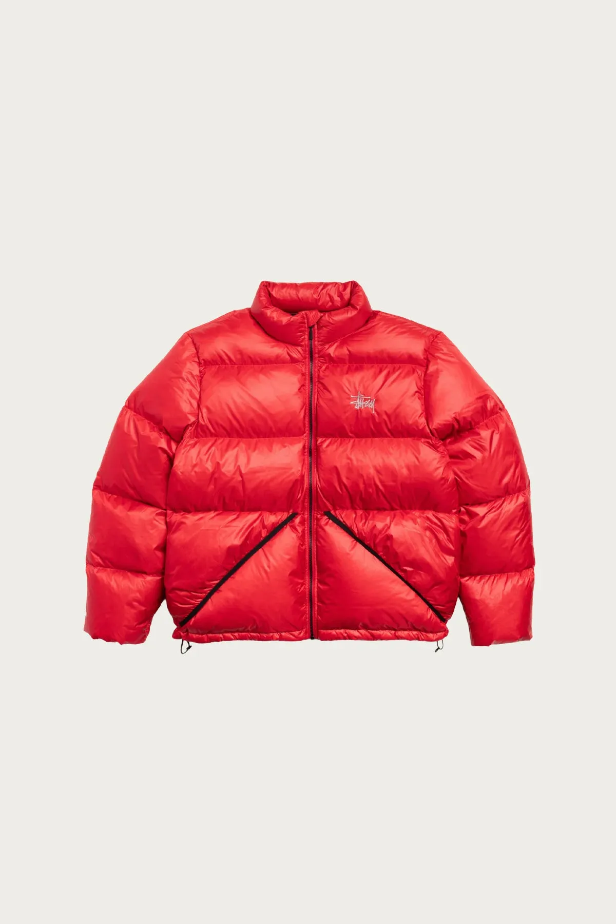 Micro Ripstop Down Mock - Red sold by Canoe Club