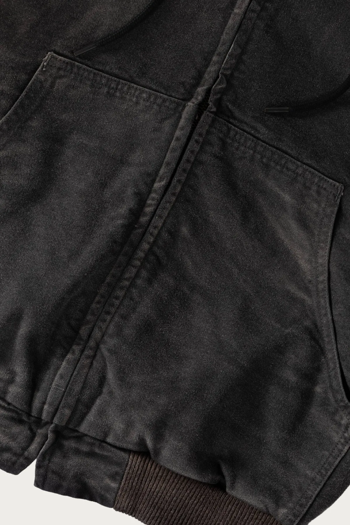 Product Dyed Organic Cotton Duck Short Zip Parka - Faded Black sold by Canoe Club product image thumbnail 3