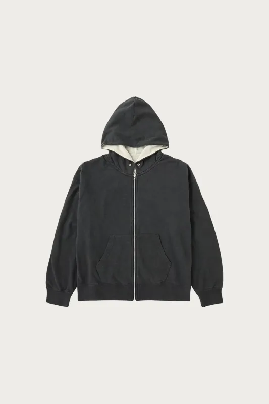 Jumbo Dual Hoodie F.Z. DMGD - Black made by Visvim