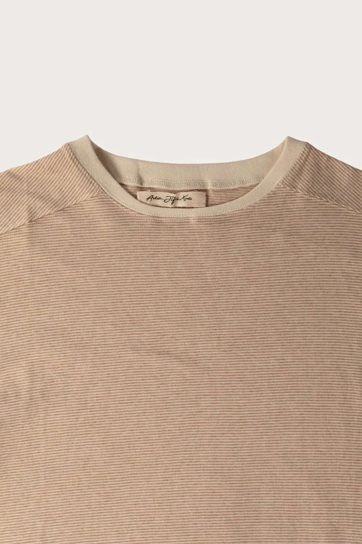 Long Sleeve Arc Tee - Natural Stripe sold by Canoe Club product image thumbnail 2