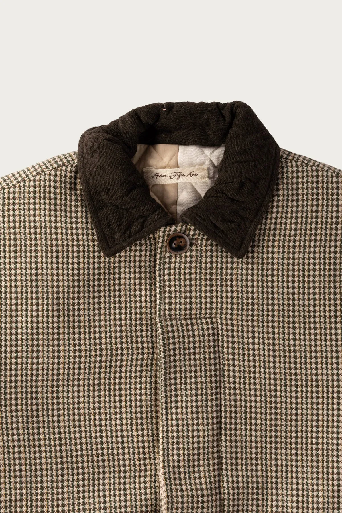 Contrast Sports Jacket - Natural/Carob Wool Pinwheel sold by Canoe Club product image thumbnail 2