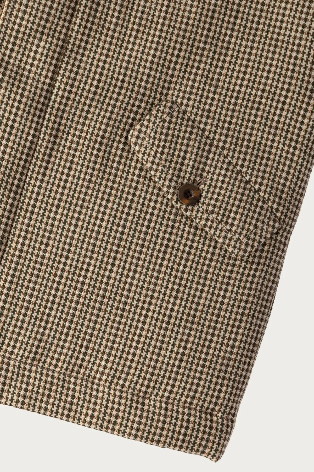 Contrast Sports Jacket - Natural/Carob Wool Pinwheel sold by Canoe Club product image thumbnail 3