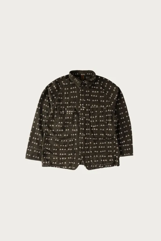 Cotton TUME-BASHOH CACTUS Coverall - Dark Green made by Canoe Club