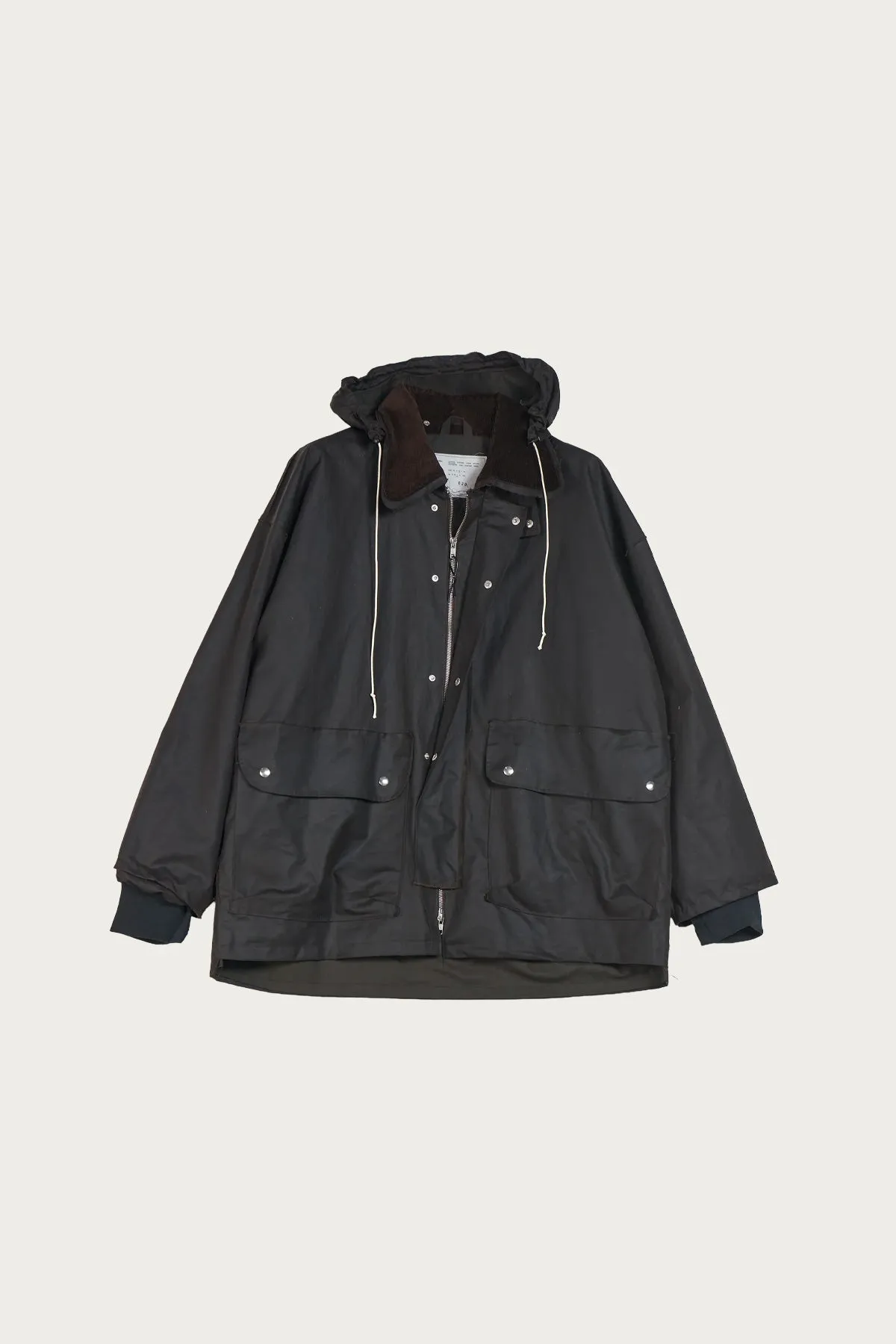 Outdoor Hunting Jacket - Brown Waxed Cotton sold by Canoe Club