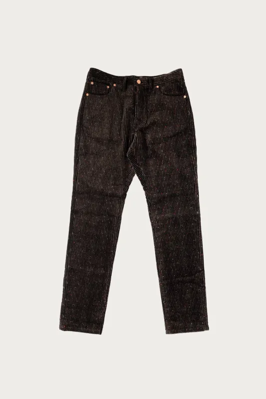 Donegal Corduroy 5 Pocket Pants - Night Sky sold by Canoe Club
