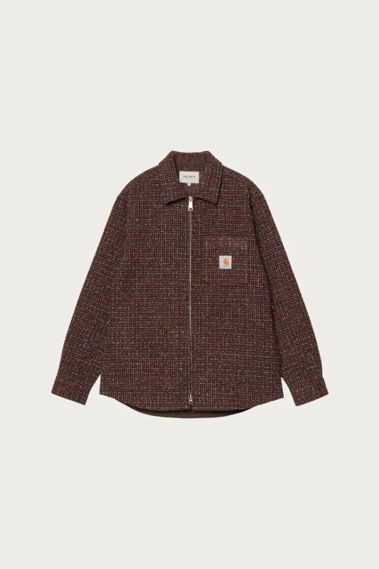 Bellamy Shirt Jacket - Bellamy Check/Tobacco made by Carhartt