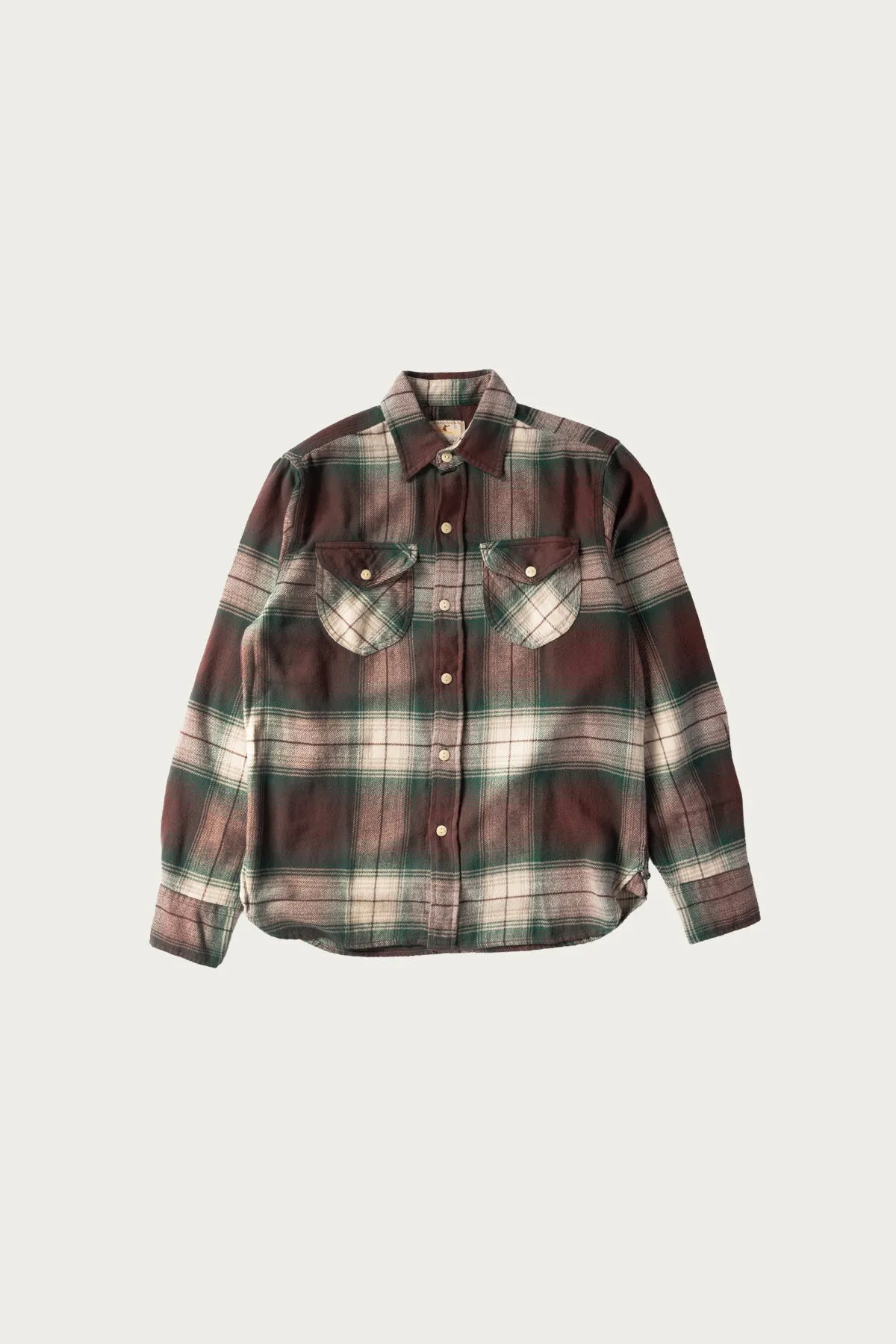 Washed Flannel Workshirt - Grizzly Shadow Plaid sold by Canoe Club