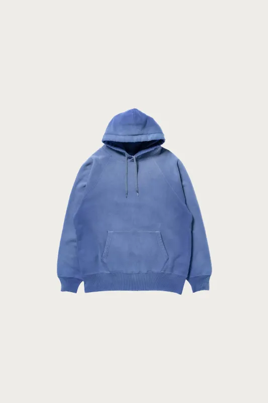 9oz. Loopwheel Raglan Hooded Sweatshirt - Faded Navy sold by Canoe Club