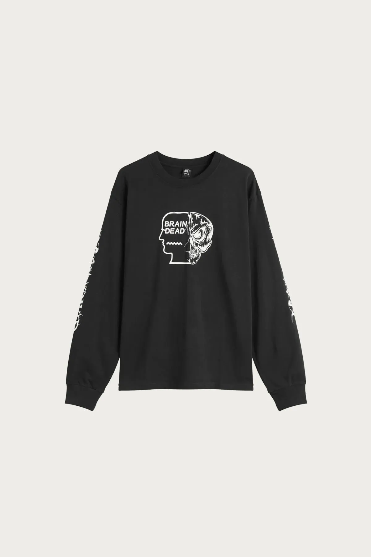 Skull Mech Longsleeve - Black sold by Canoe Club