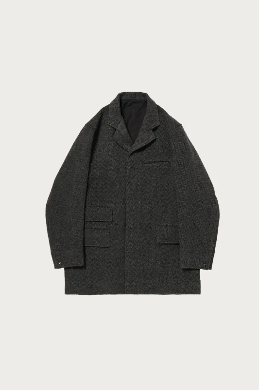 Lot. 405 Atelier Coat - Sumi Dyed Black sold by Canoe Club