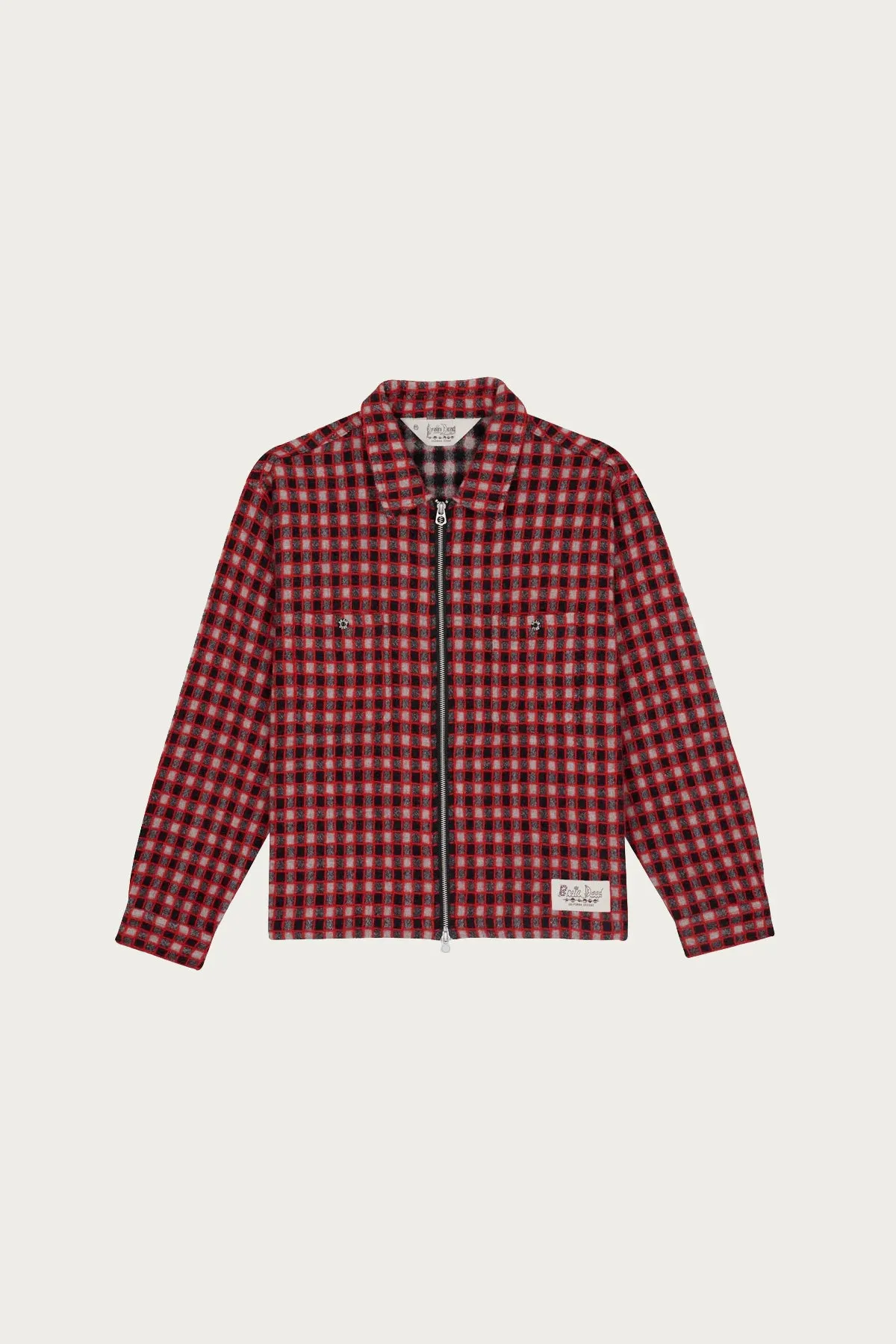 Check Mate Flannel Zip Shirt - Black/Multi sold by Canoe Club