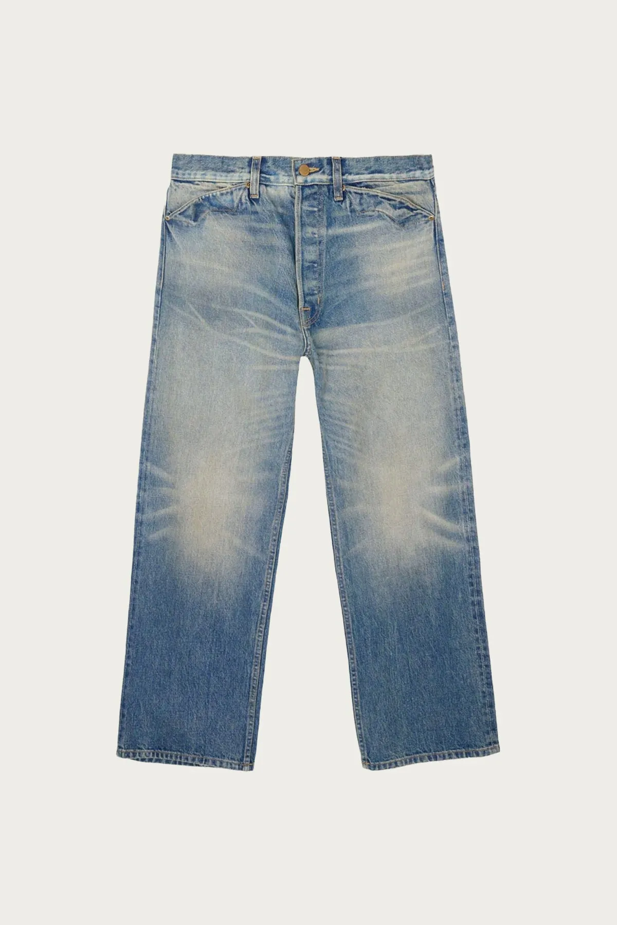 Type 00 15oz Selvedge Denim Pant - Washed Indigo sold by Canoe Club