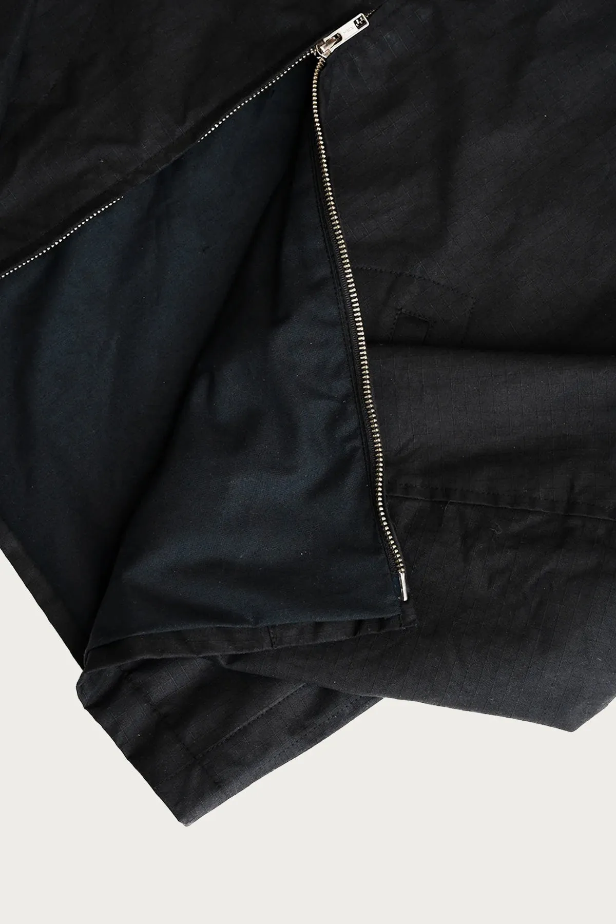 Site Jacket - Black Waxed Organic Ripstop sold by Canoe Club product image thumbnail 3