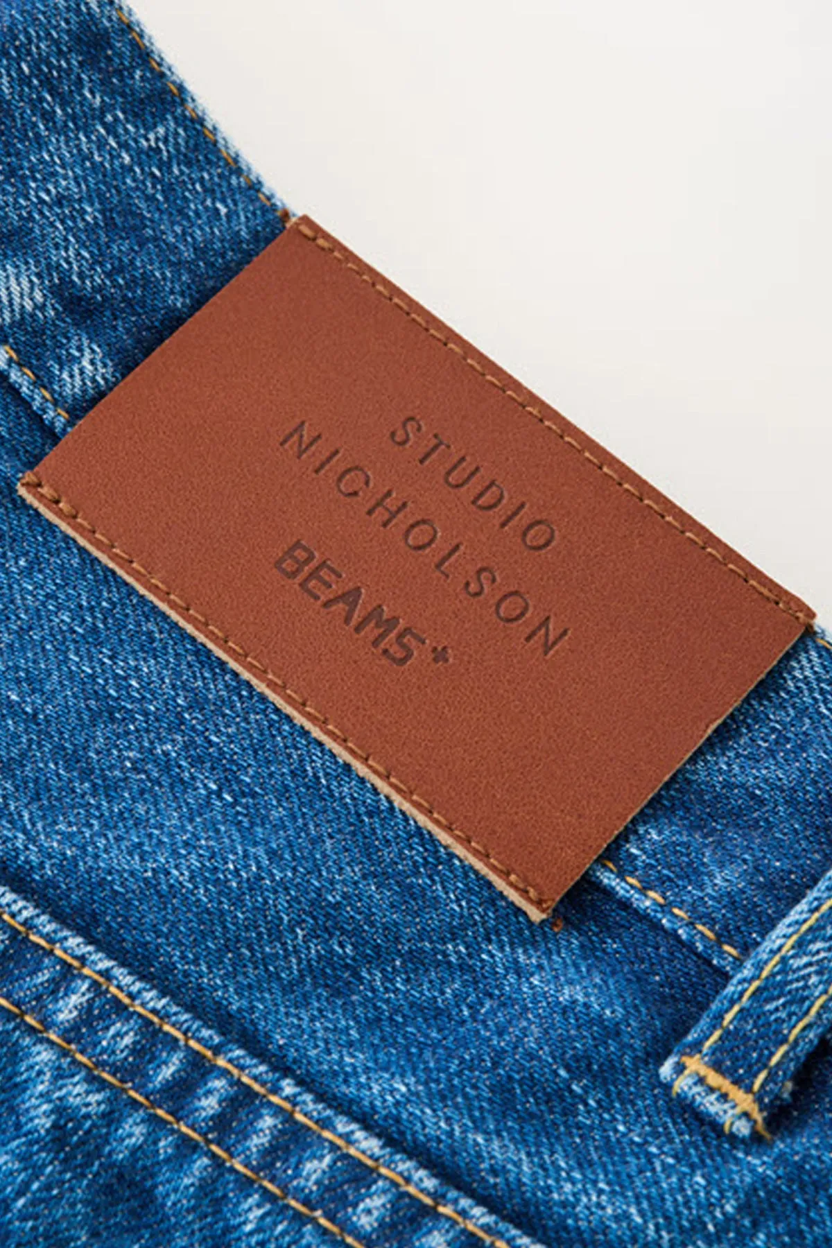 Studio Nicholson x Beams+ Holly Denim Jean - Faded Wash sold by Canoe Club product image thumbnail 2
