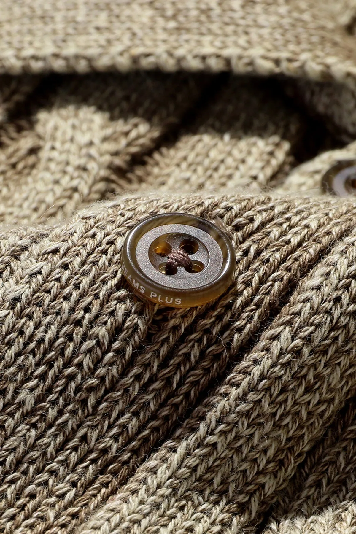 Cable Polo Pigment Dyed Yarn - Beige sold by Canoe Club product image thumbnail 3