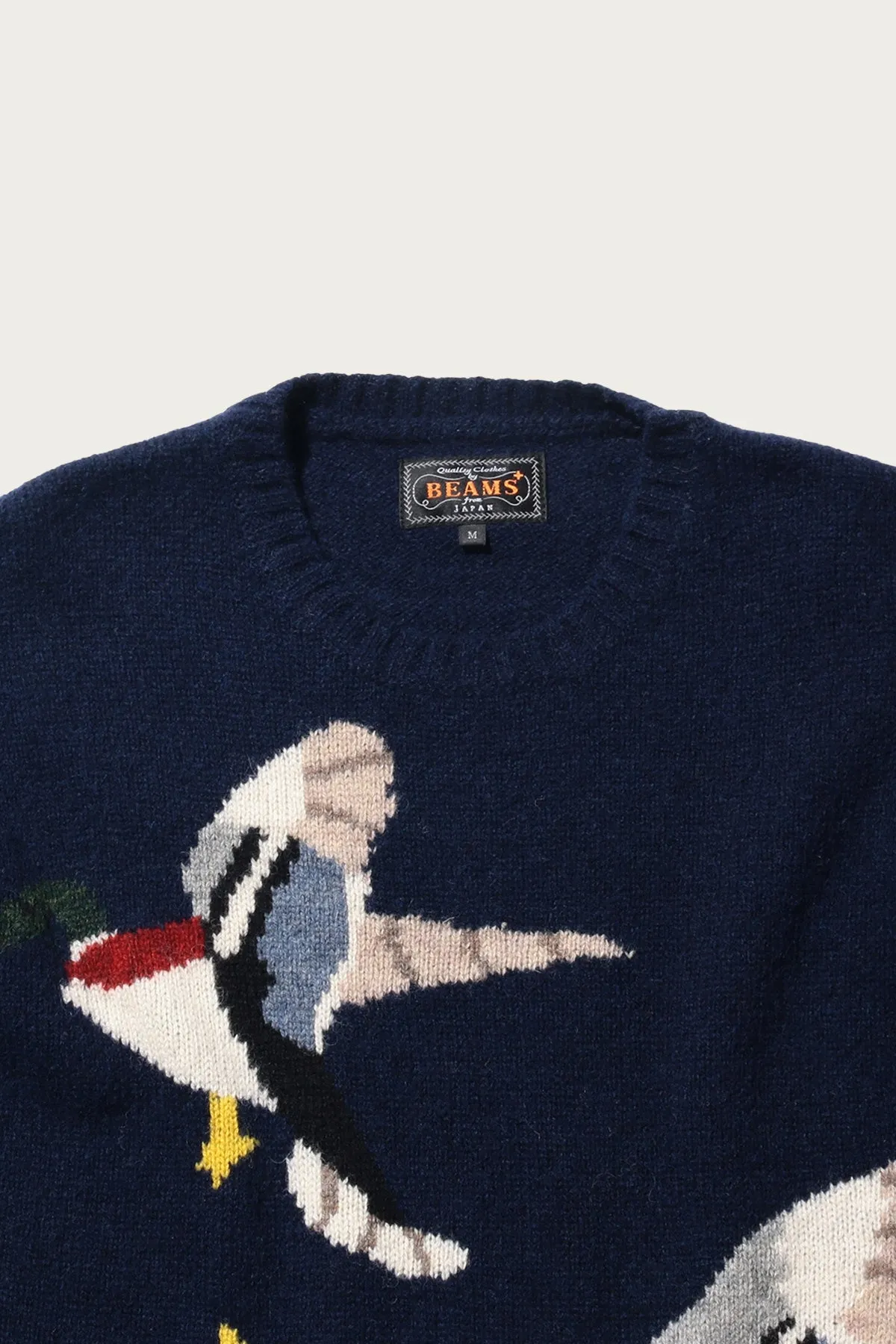Crew Intarsia Duck Pattern - Navy sold by Canoe Club product image thumbnail 2