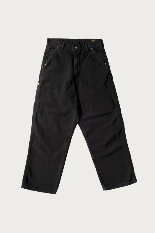 Dad's Fit Oxford Painter Pants - Black made by orSlow
