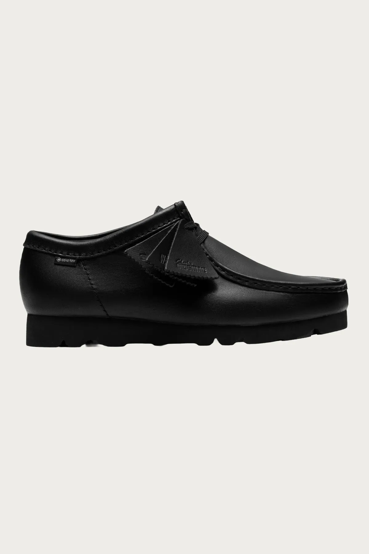 Wallabee Goretex - Black sold by Canoe Club