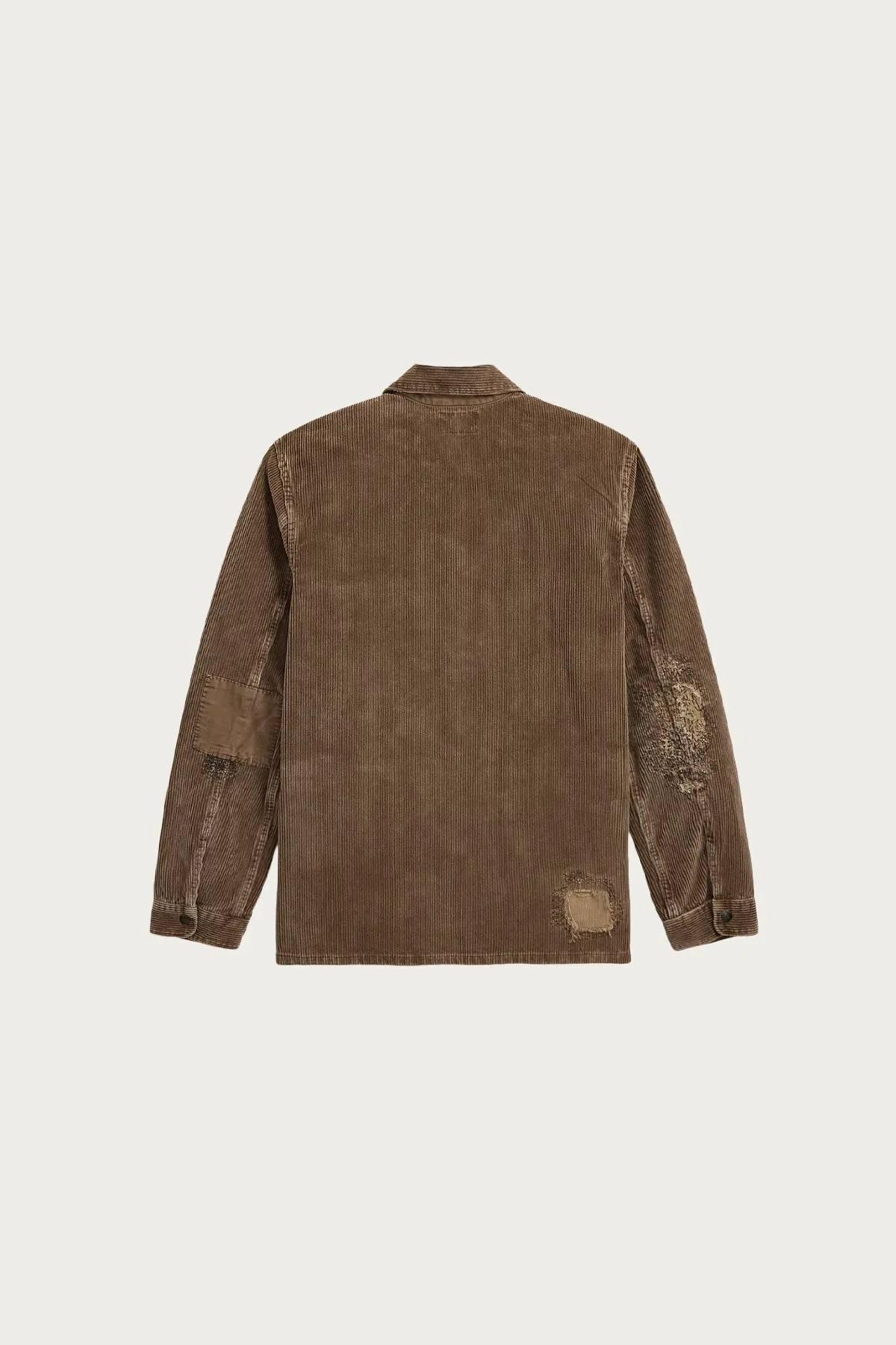 Repaired Corduroy Overshirt - Repaired Brown sold by Canoe Club product image thumbnail 2