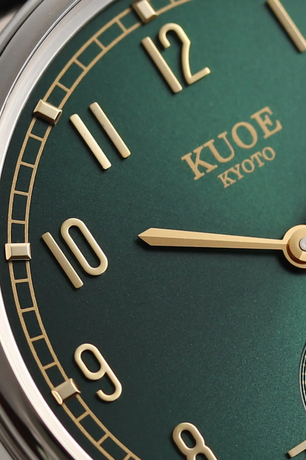 Old Smith 90-0001 - Green Dial/Silver Case/Brown Leather Strap sold by Canoe Club product image thumbnail 2