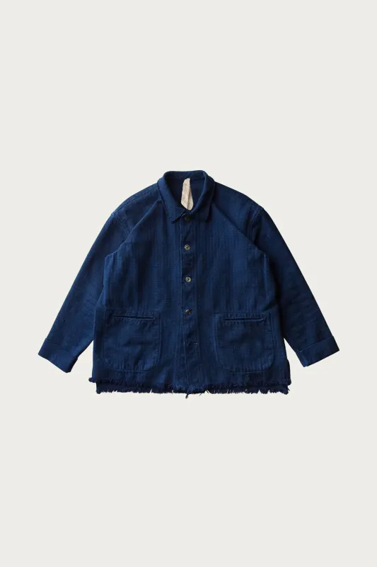 Champetre Bouquet Jacket - Authentic Indigo made by Cottle