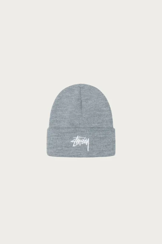 Stock Cuff Beanie - Grey Heather sold by Canoe Club