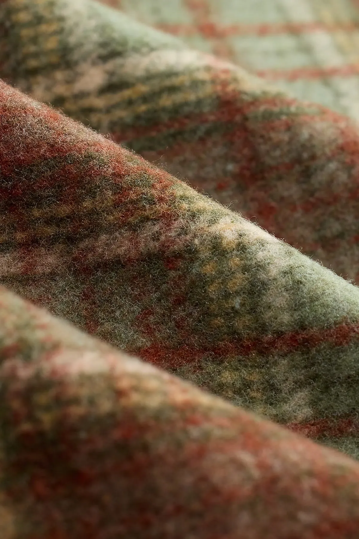 Plaid Wool-Blend Workshirt - Green/Multi sold by Canoe Club product image thumbnail 4