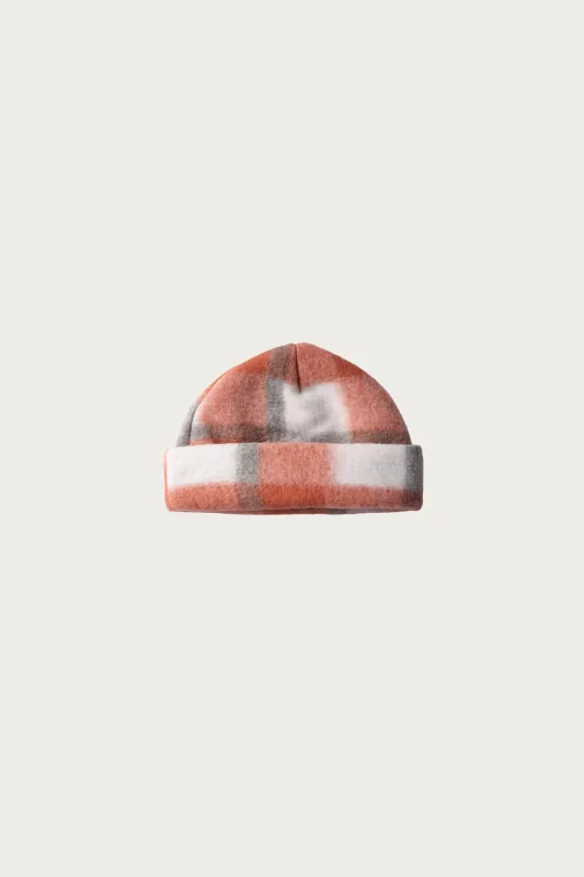Barn Beanie - Red Plaid made by Canoe Club